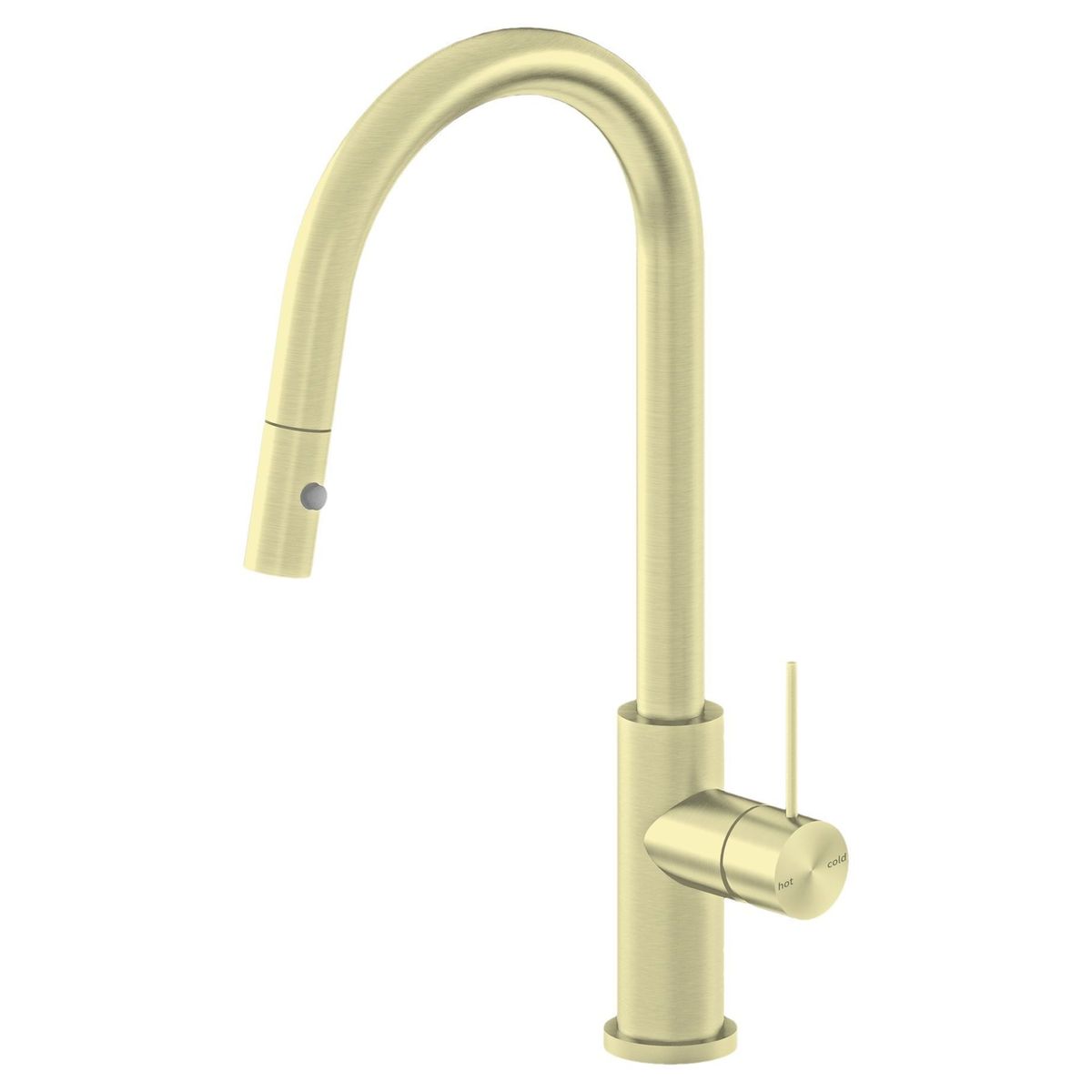 Mecca Pull Out Sink Mixer With Vegie Spray Function - Brushed Gold