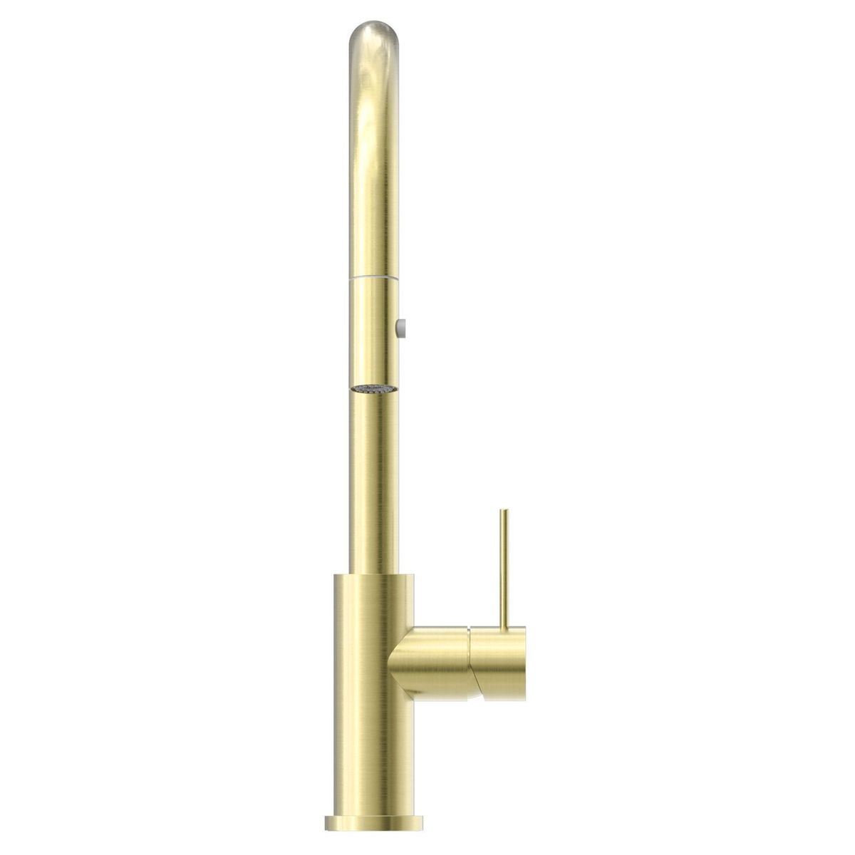 Mecca Pull Out Sink Mixer With Vegie Spray Function - Brushed Gold
