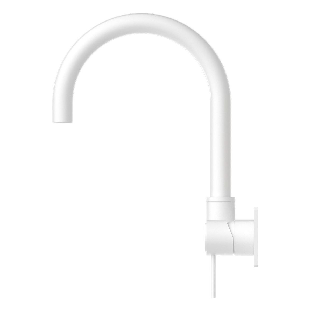 Mecca Wall Basin/Bath Mixer Swivel Spout in Matte White