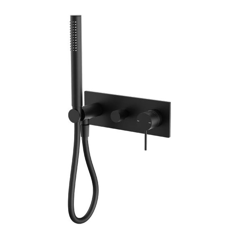 Mecca Shower Mixer Divertor System in Matte Black