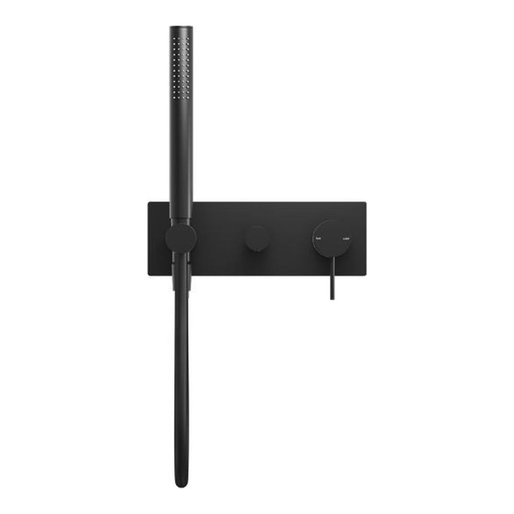 Mecca Shower Mixer Divertor System in Matte Black
