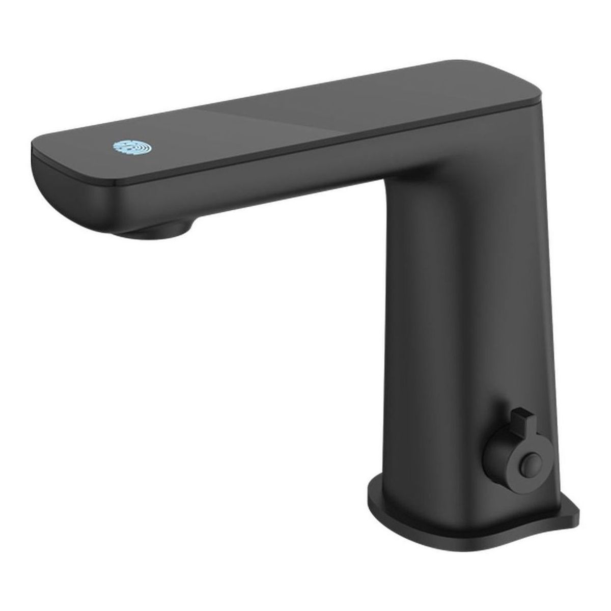 Claudia Sensor Mixer With Black Top Display in Matte Black
