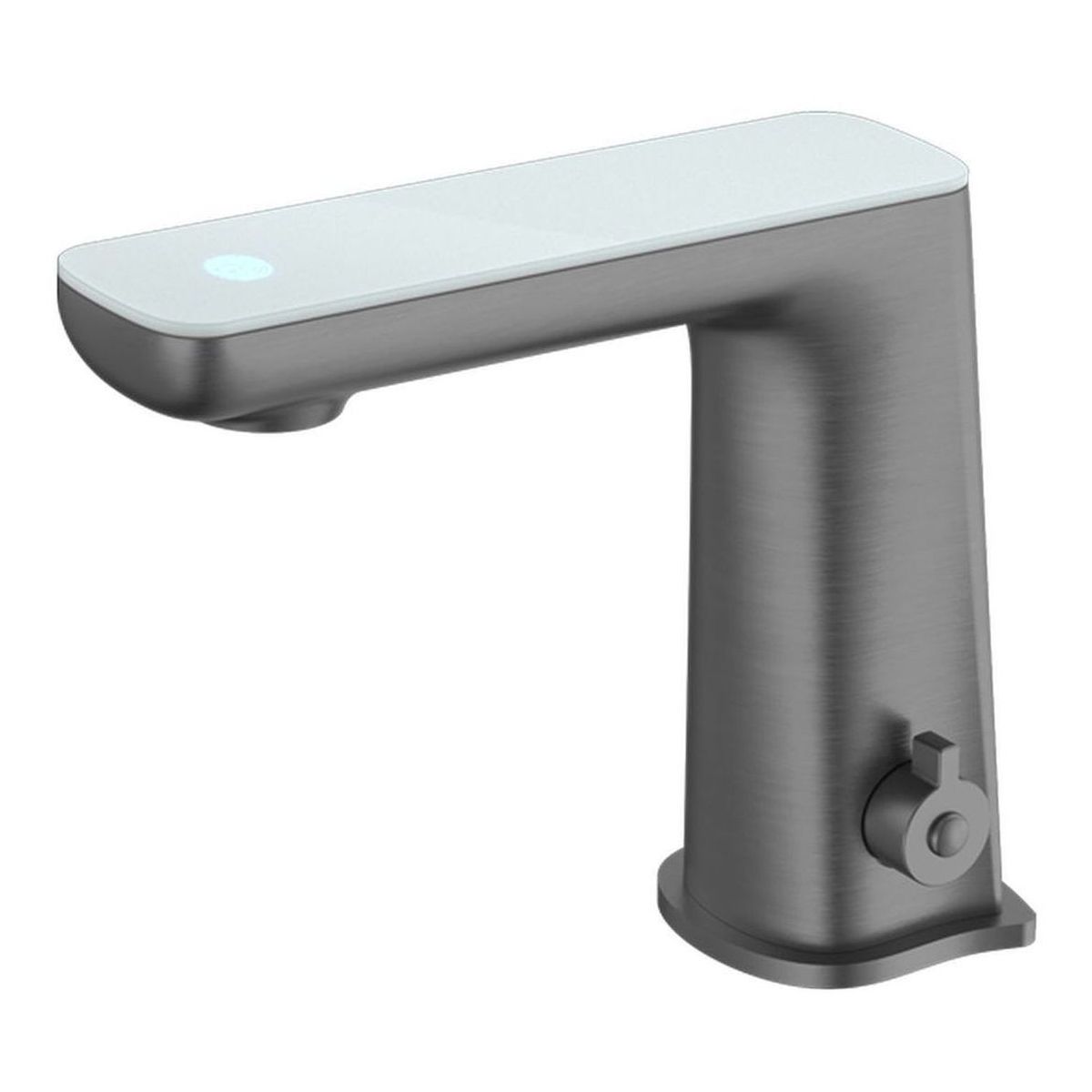 Claudia Sensor Mixer With White Top Display in Gun Metal