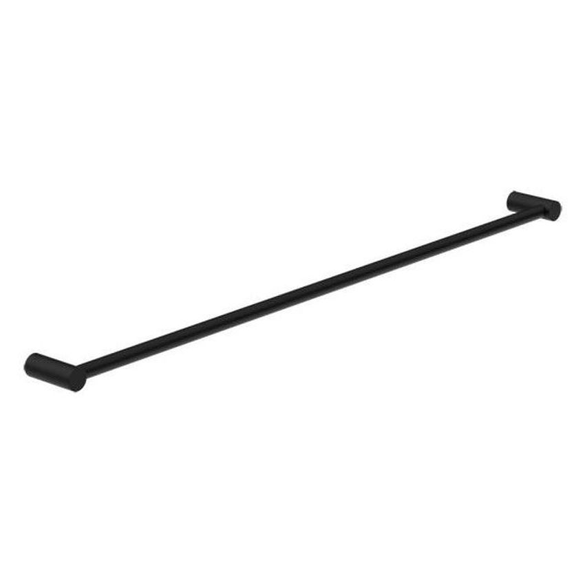 New Mecca Single Towel Rail 800Mm in Matte Black