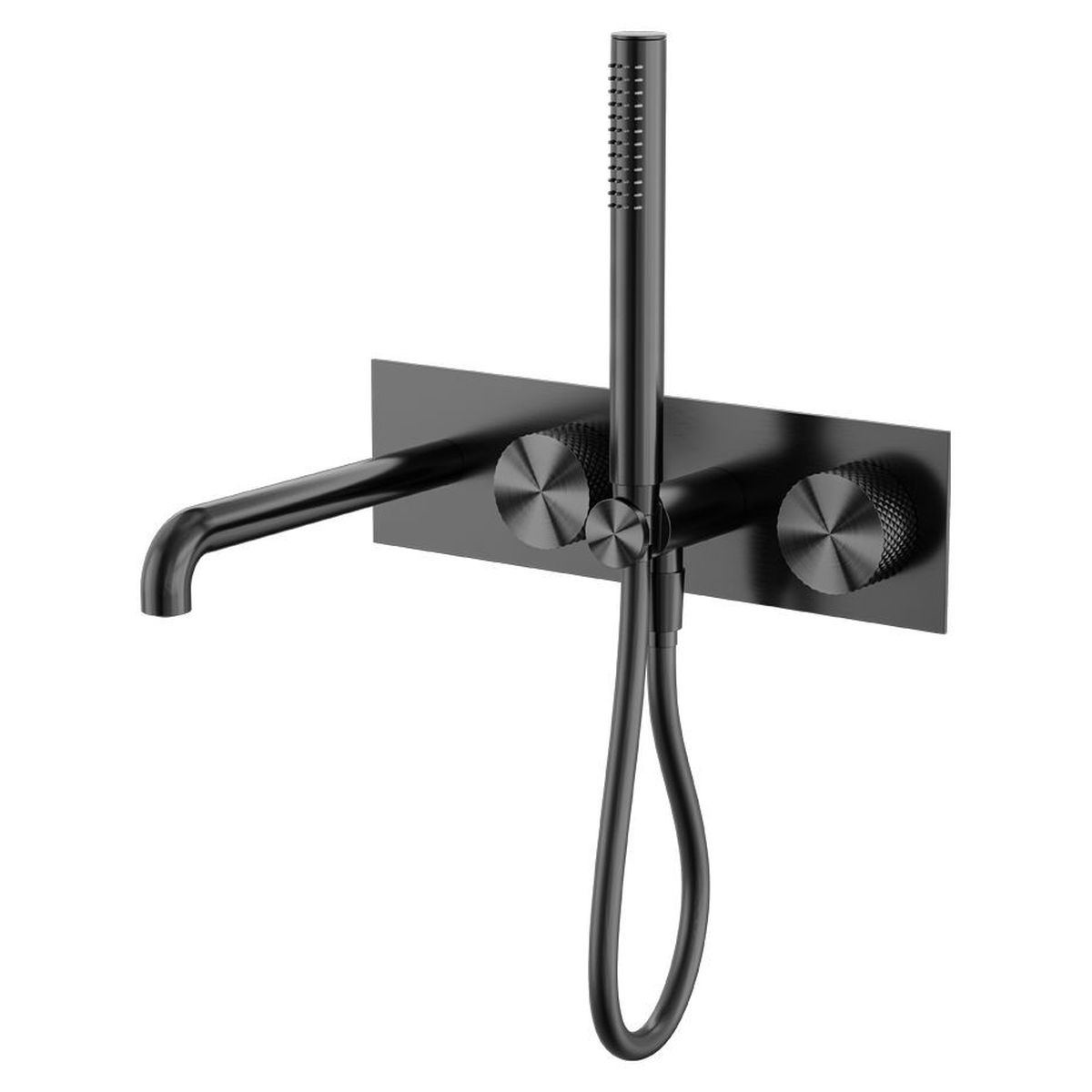 Opal Progressive Shower System With Spout 250mm - Graphite