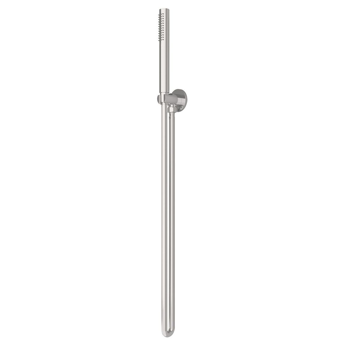 Round Hand Held Shower Bracket - Brushed Nickel