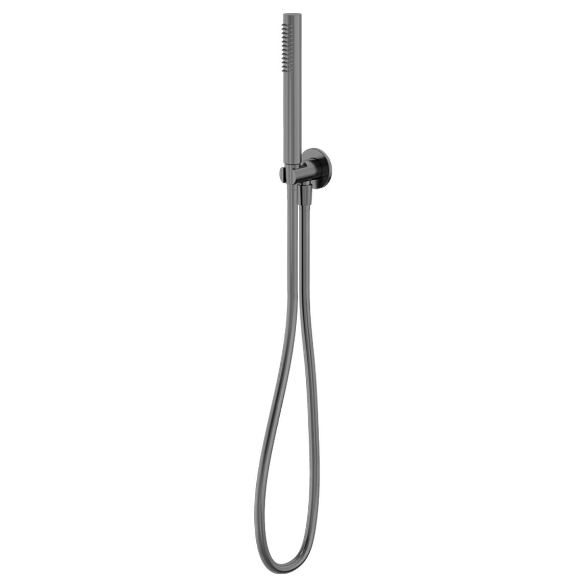 Round Hand Held Shower Bracket - Gun Metal Grey