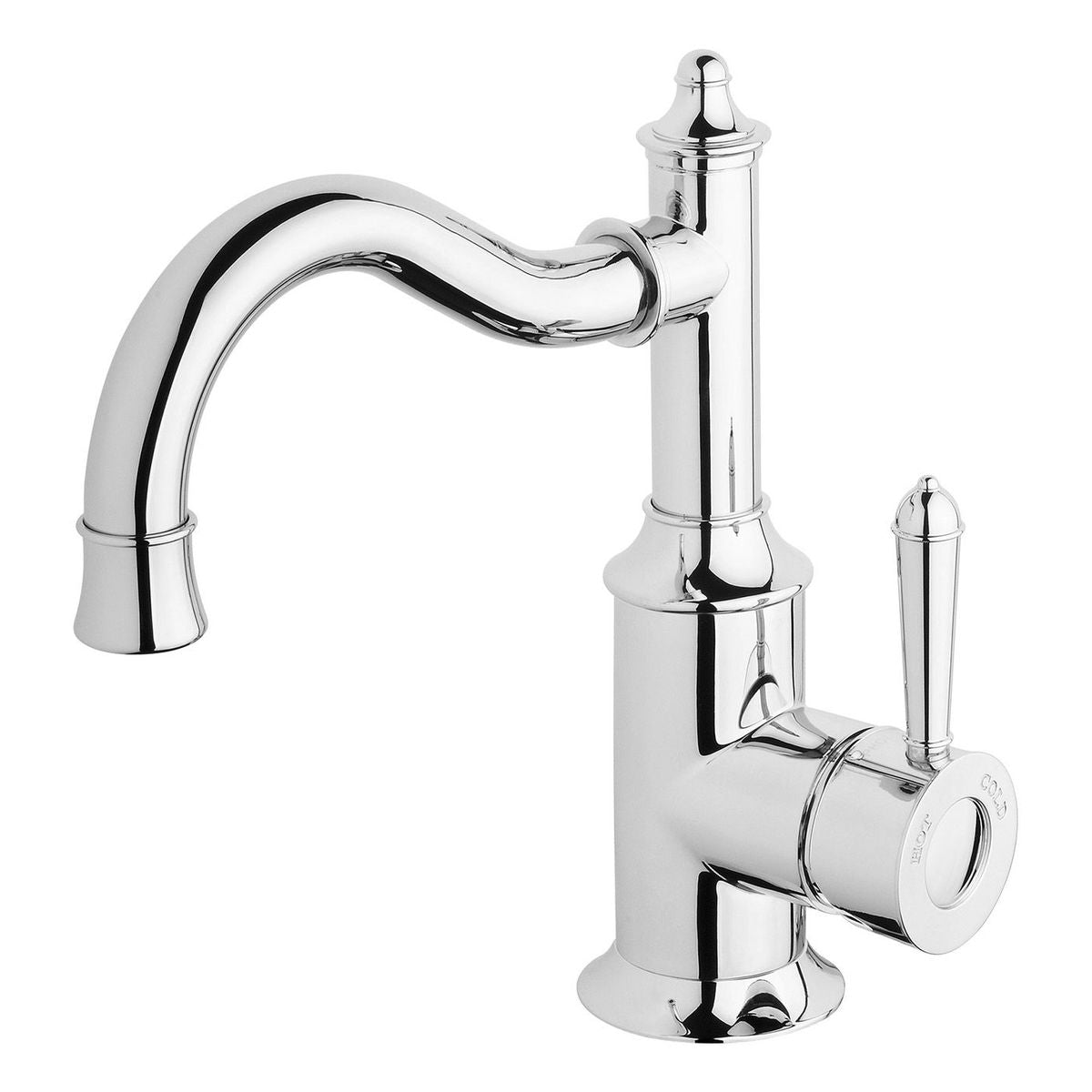 Nostalgia Basin Mixer 160mm Shepherds Crook - Chrome