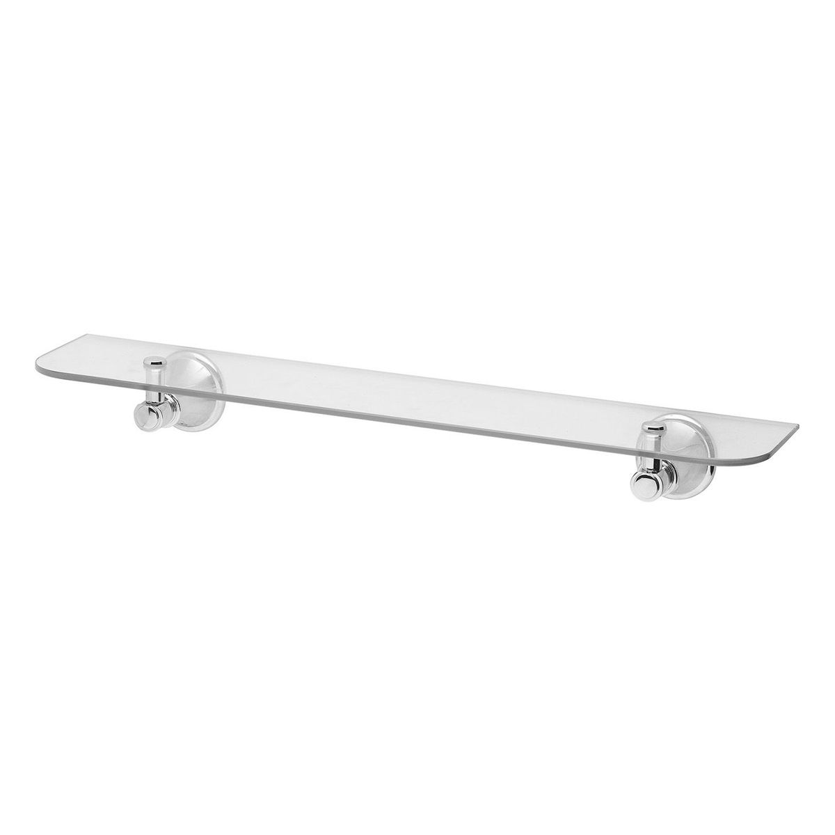 Nostalgia Glass Shelf - Chrome