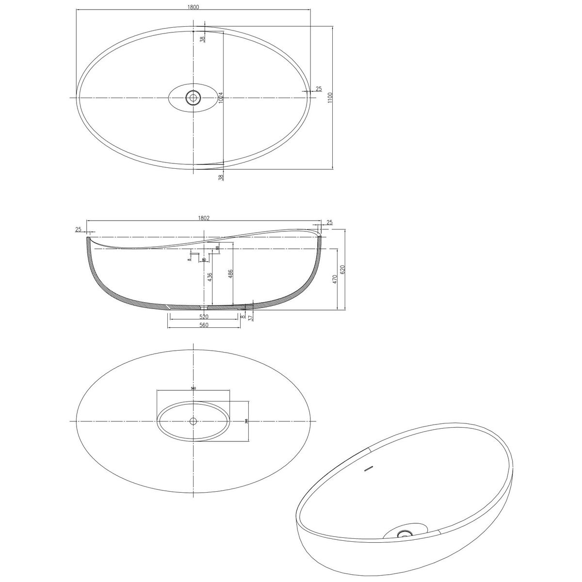 Onda Freestanding Bathtub