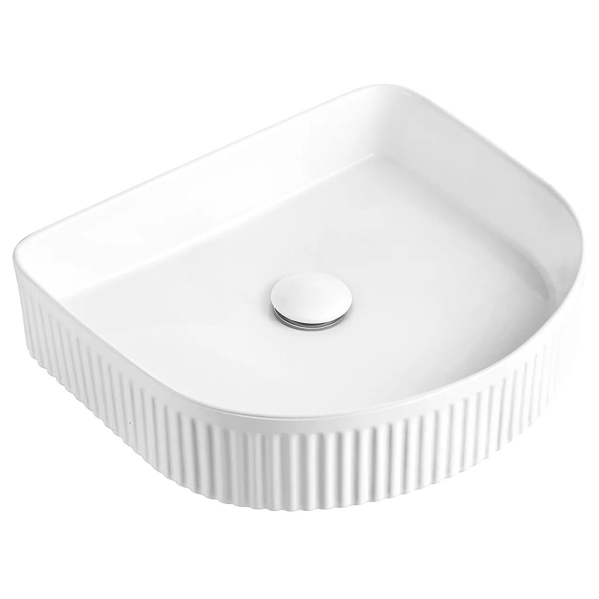 Archie 415X365X100 Ceramic Basin - Gloss White