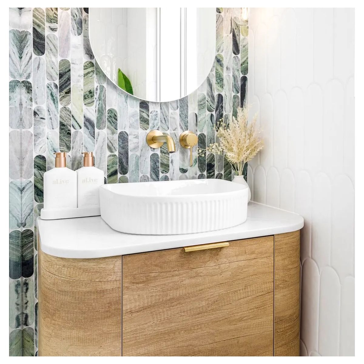 Archie 415X365X100 Ceramic Basin - Gloss White