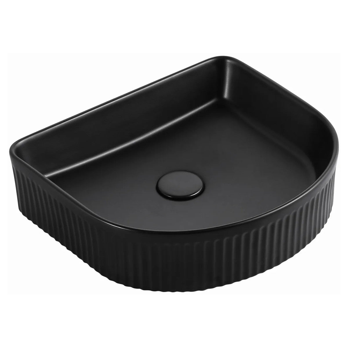 Archie 415X365X100 Ceramic Basin - Matte Black