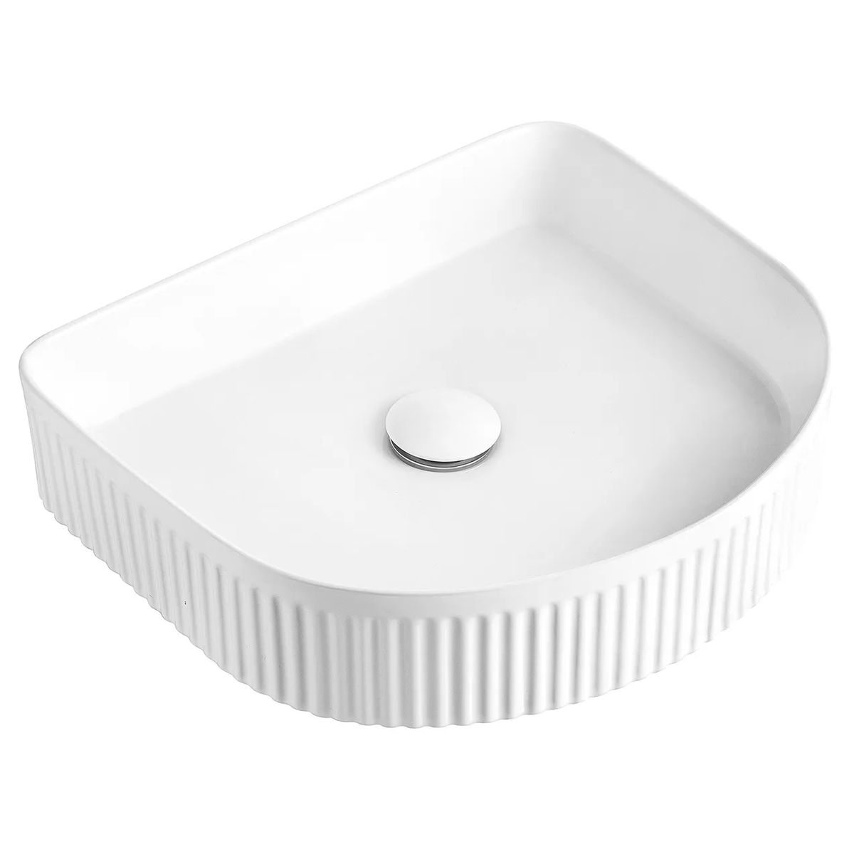 Archie 415X365X100 Ceramic Basin - Matte White