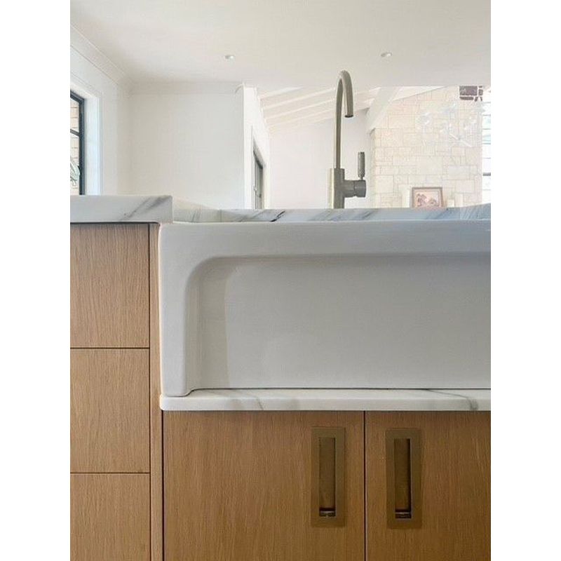 Patri 60X46 Fireclay Single Bowl Butler Sink