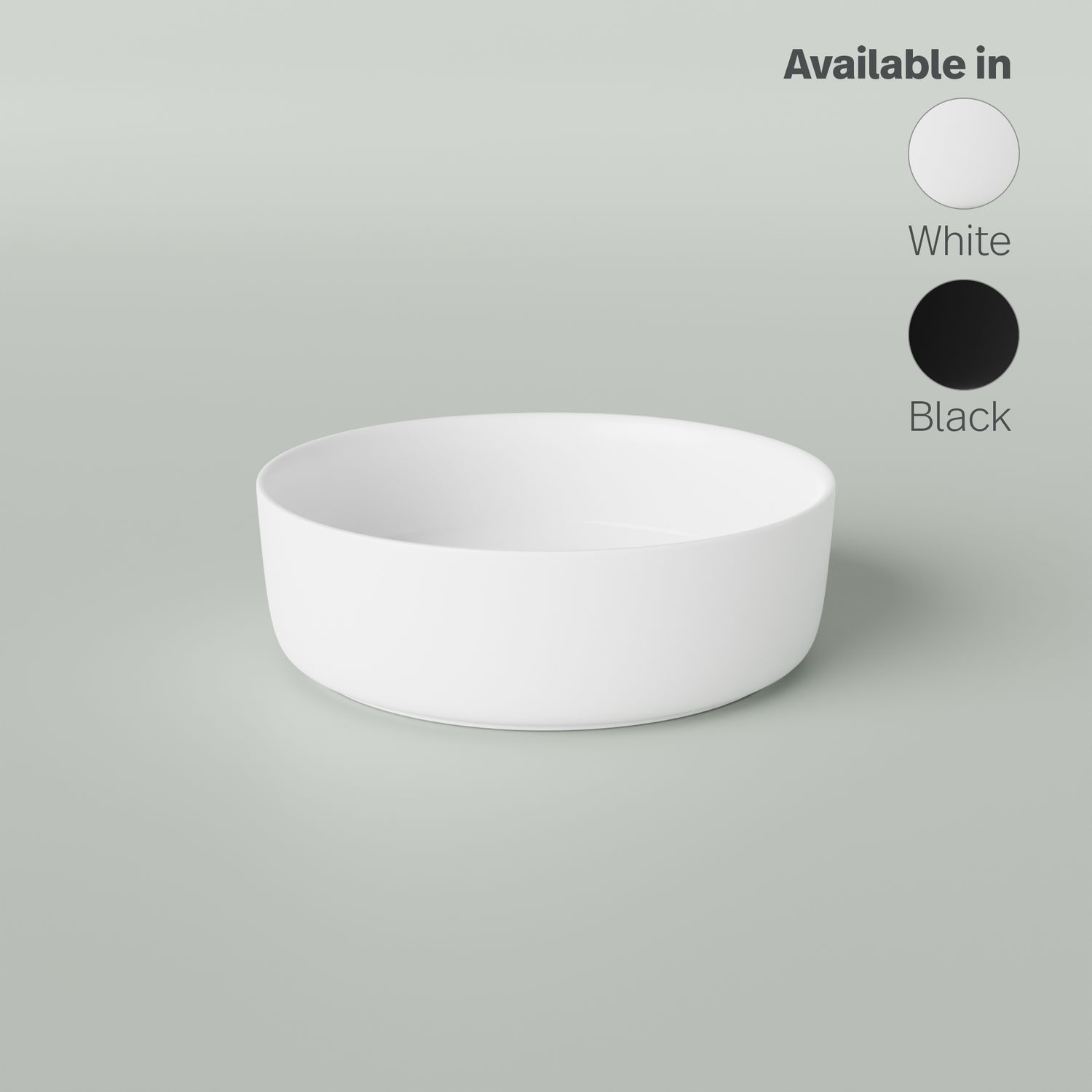 Paco Above Counter Basin - Matte Black