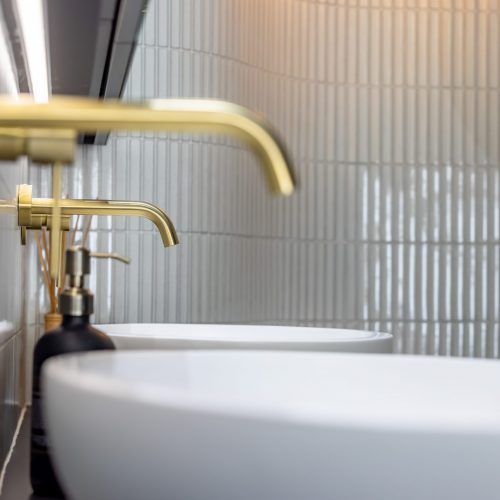 Valentina Above Counter Stone Basin - Matte White