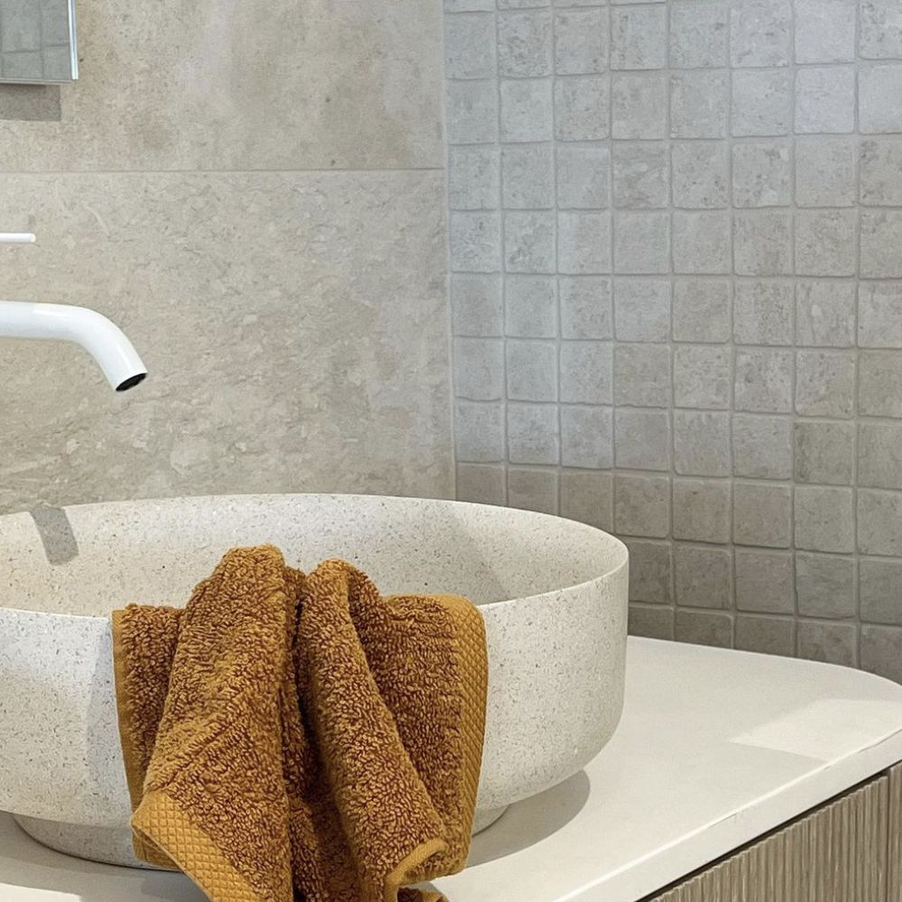 Georgia 450mm Above Counter Stone Basin - Black