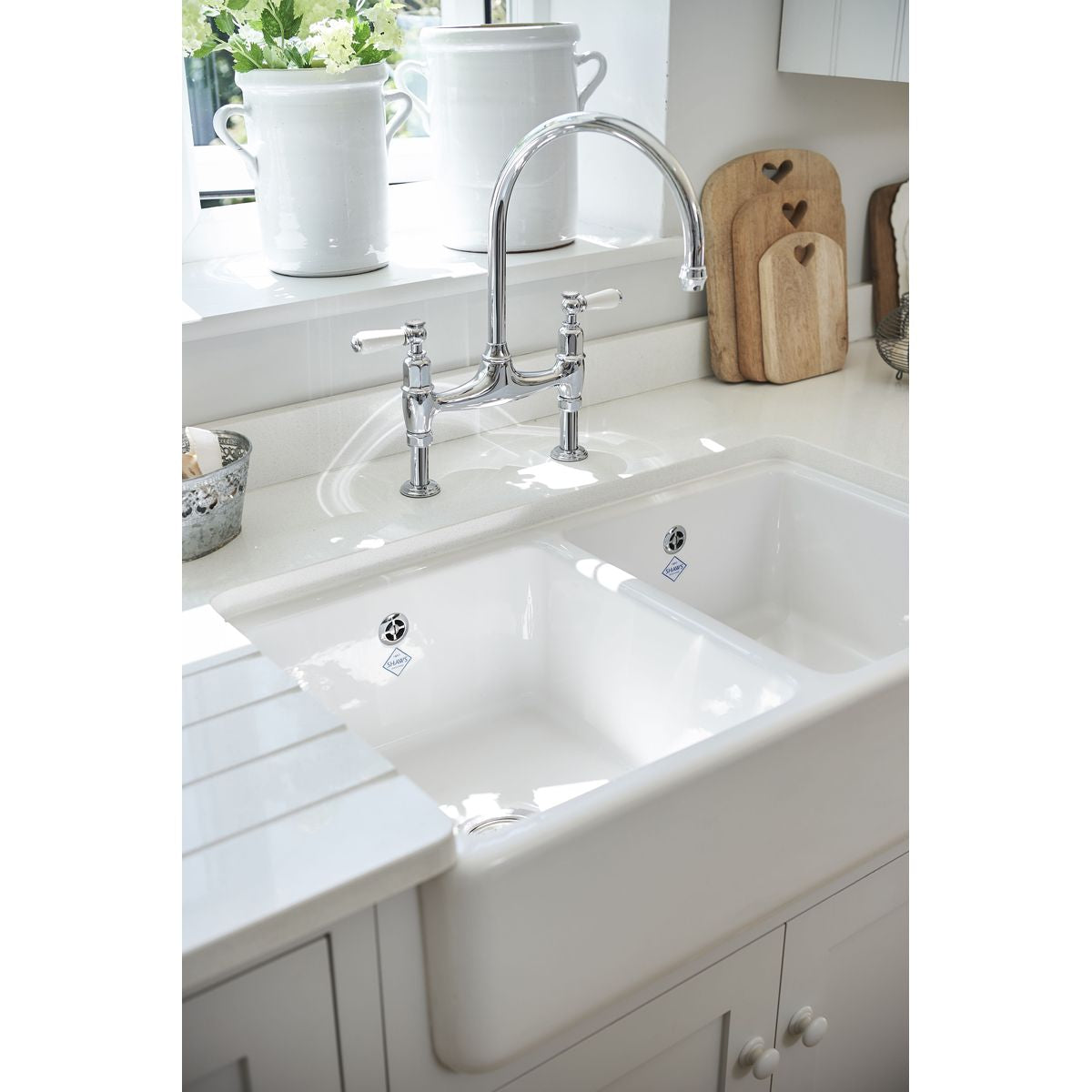 Shaws by Perrin & Rowe Pendleton Kitchen Mixer, Chrome