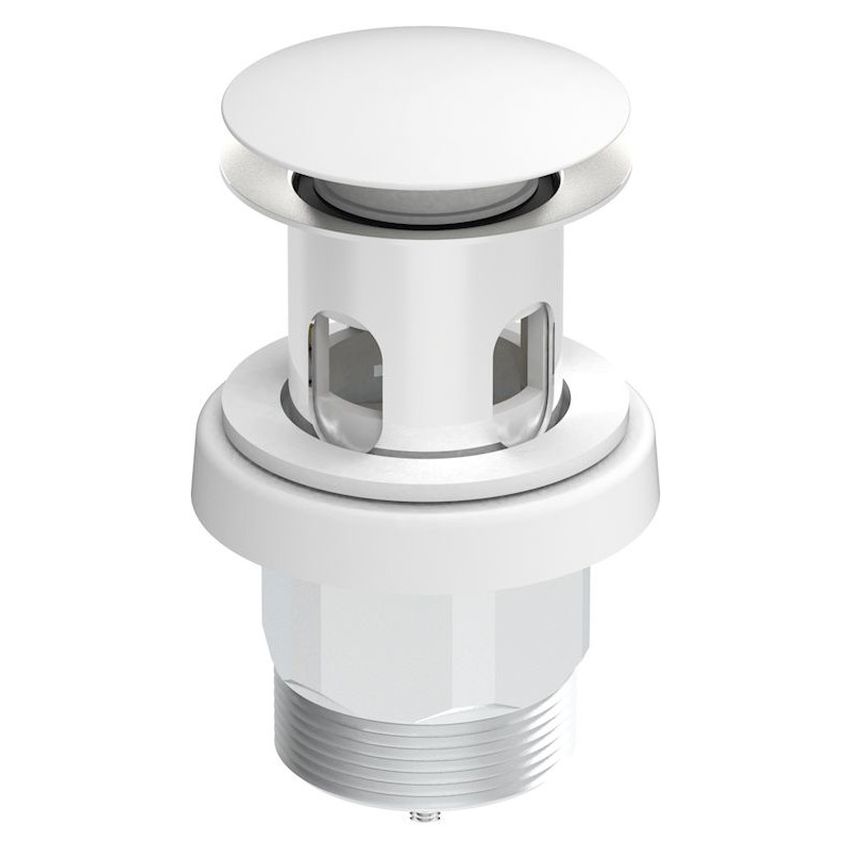 ADP Universal Plug & Waste in Matte White (Powder coated)