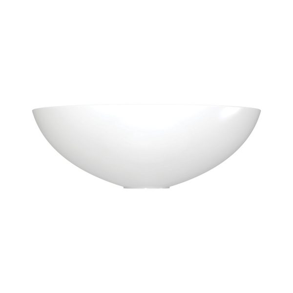 Aluca Above Counter Basin, Gloss White