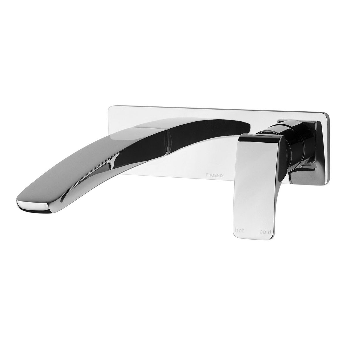 Rush Wall Basin Mixer Set 180mm - Chrome