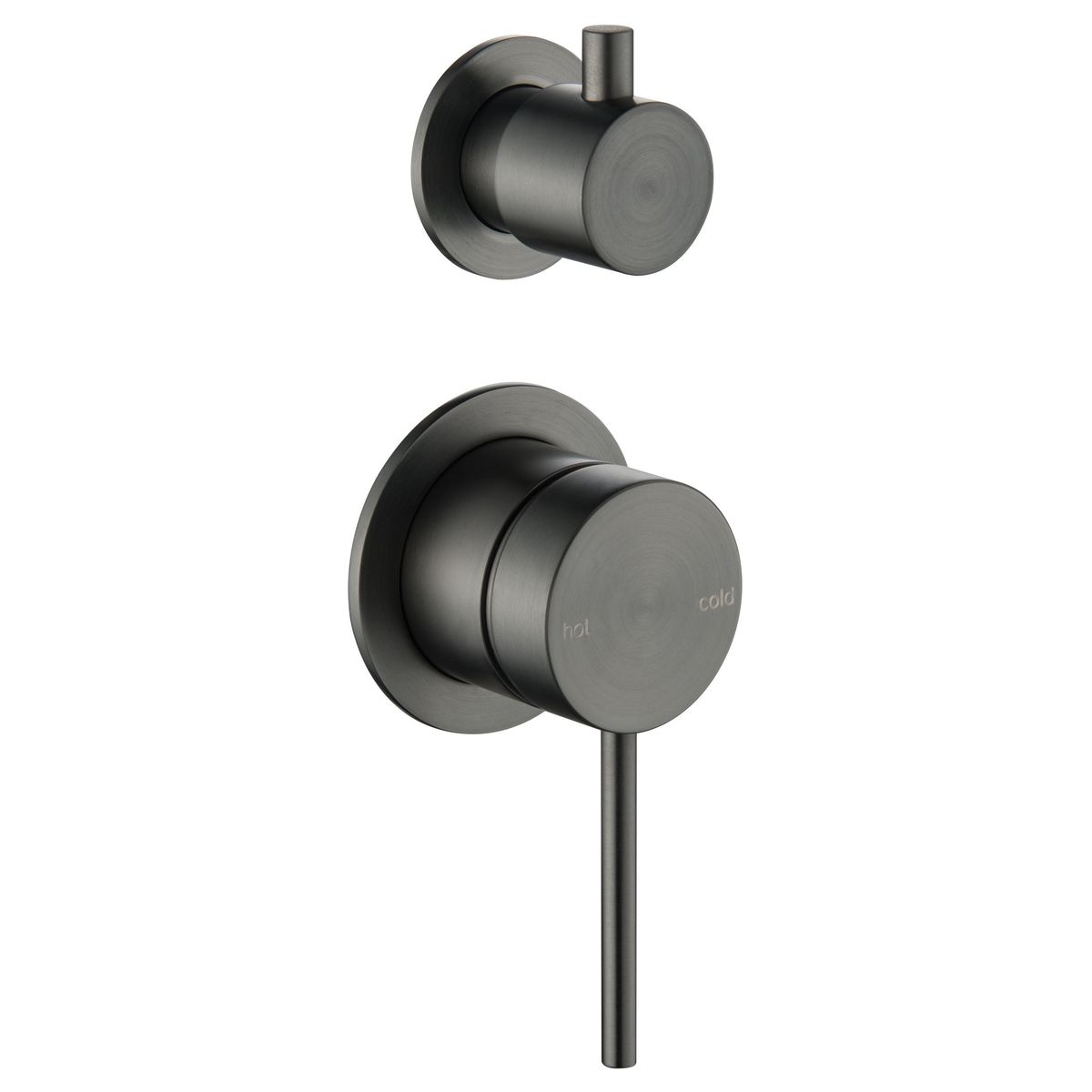 Mica Shower Mixer with Diverter - 2P, Gunmetal