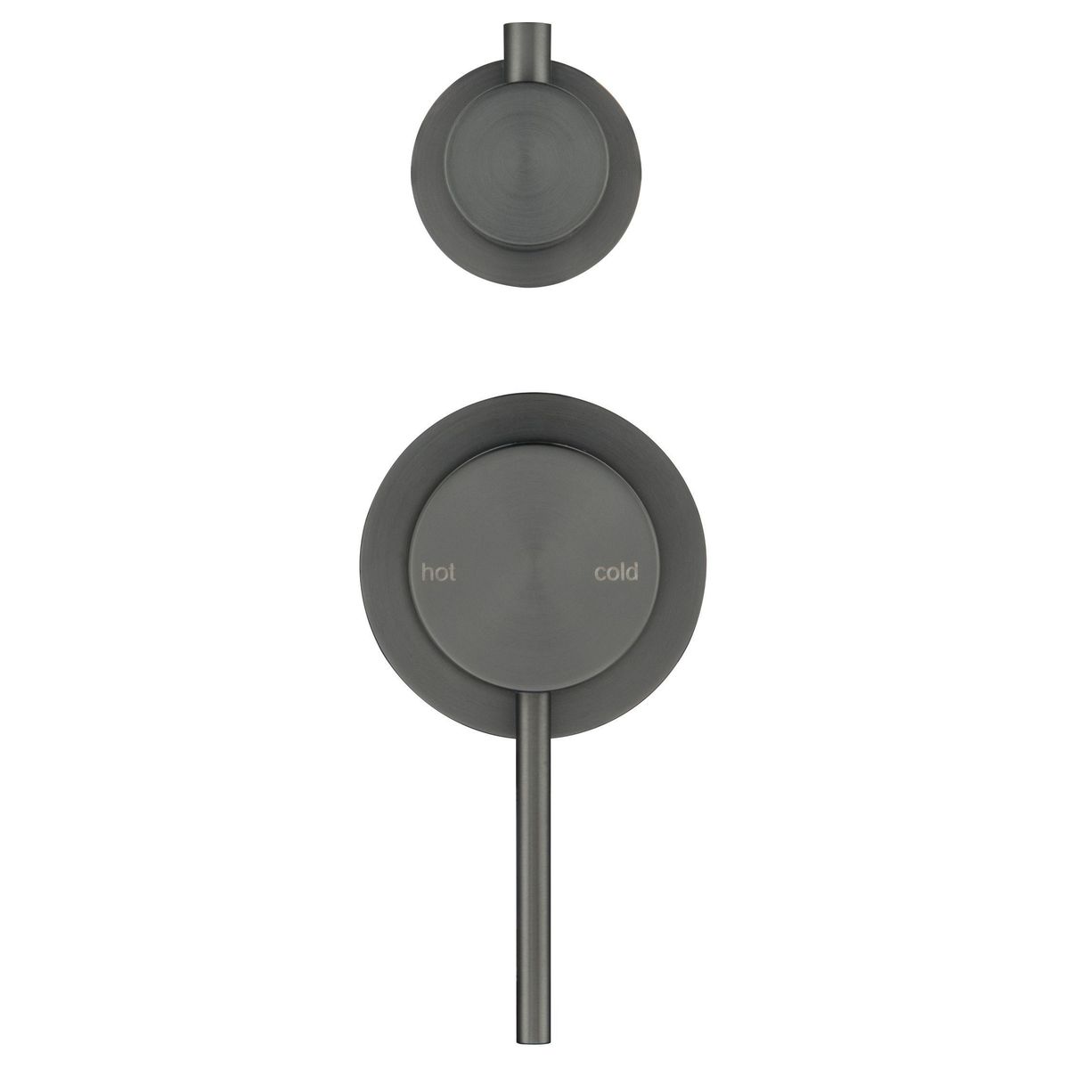 Mica Shower Mixer with Diverter - 2P, Gunmetal