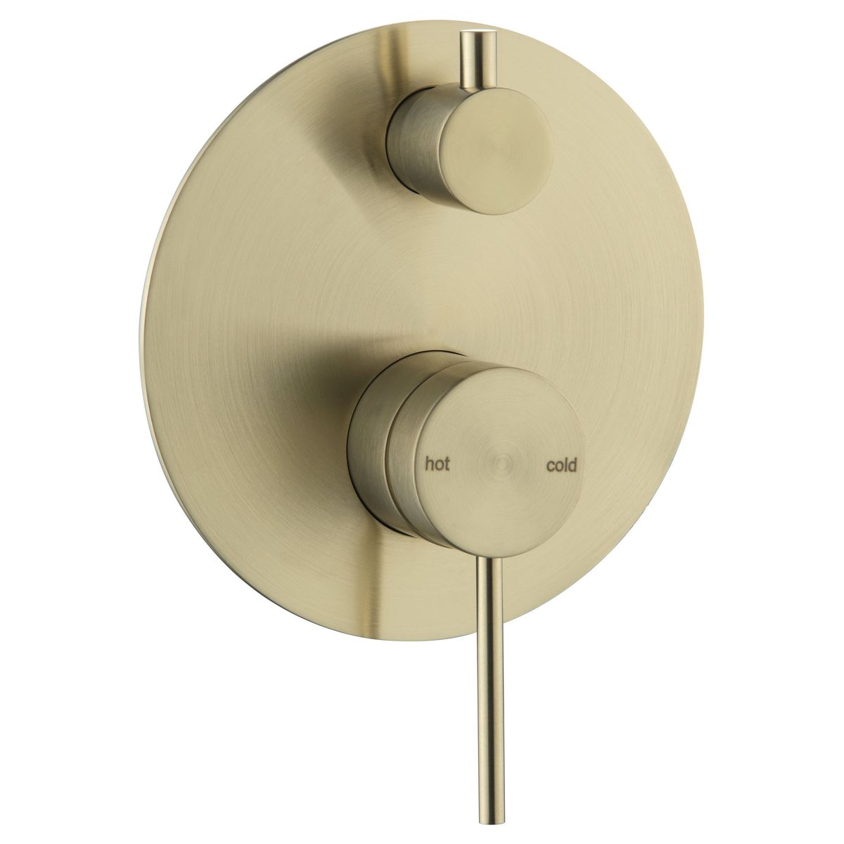 Mica Shower Mixer with Diverter - 1P, French Gold