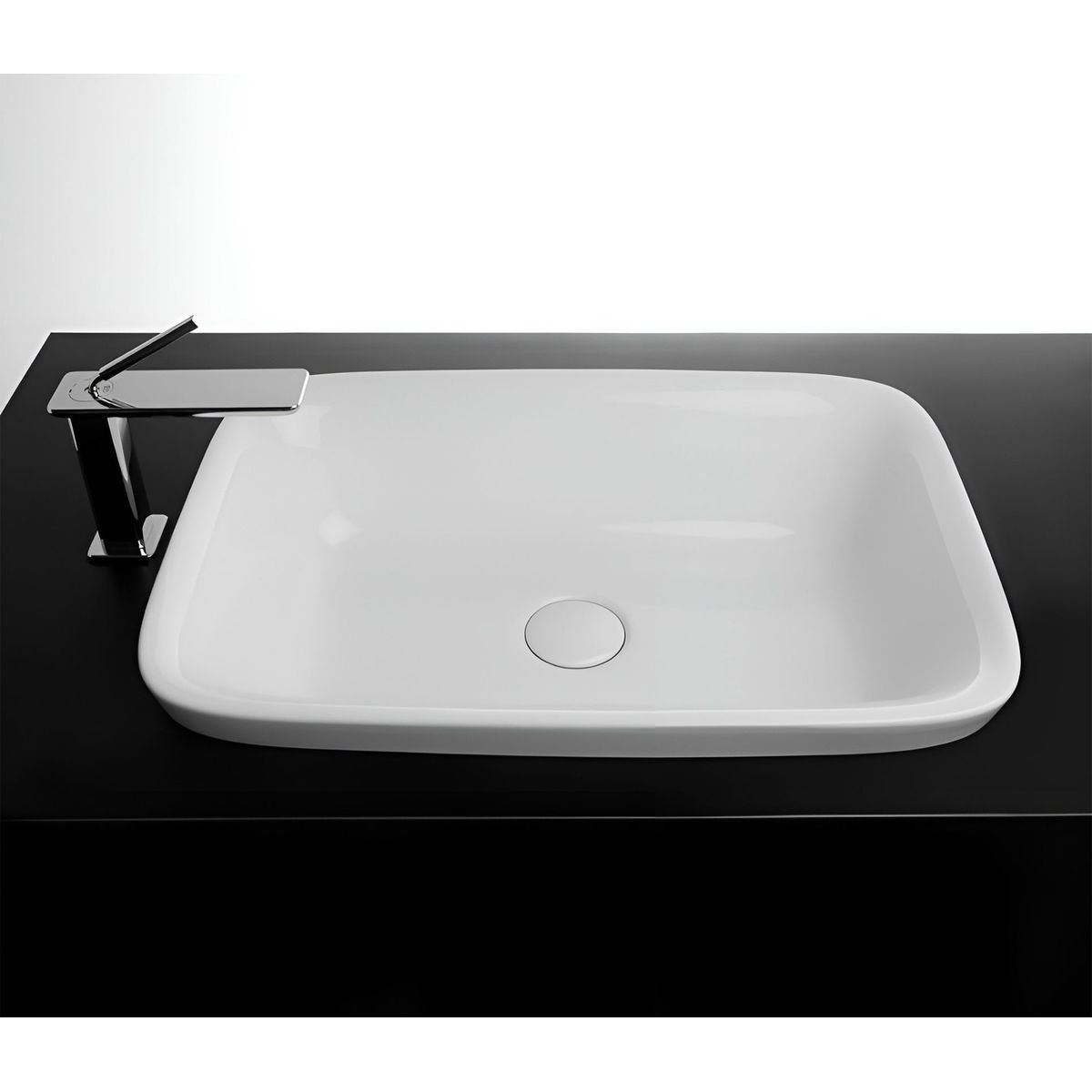 Studio Bagno Soul 2 Inset Basin - No Taphole, Matte White