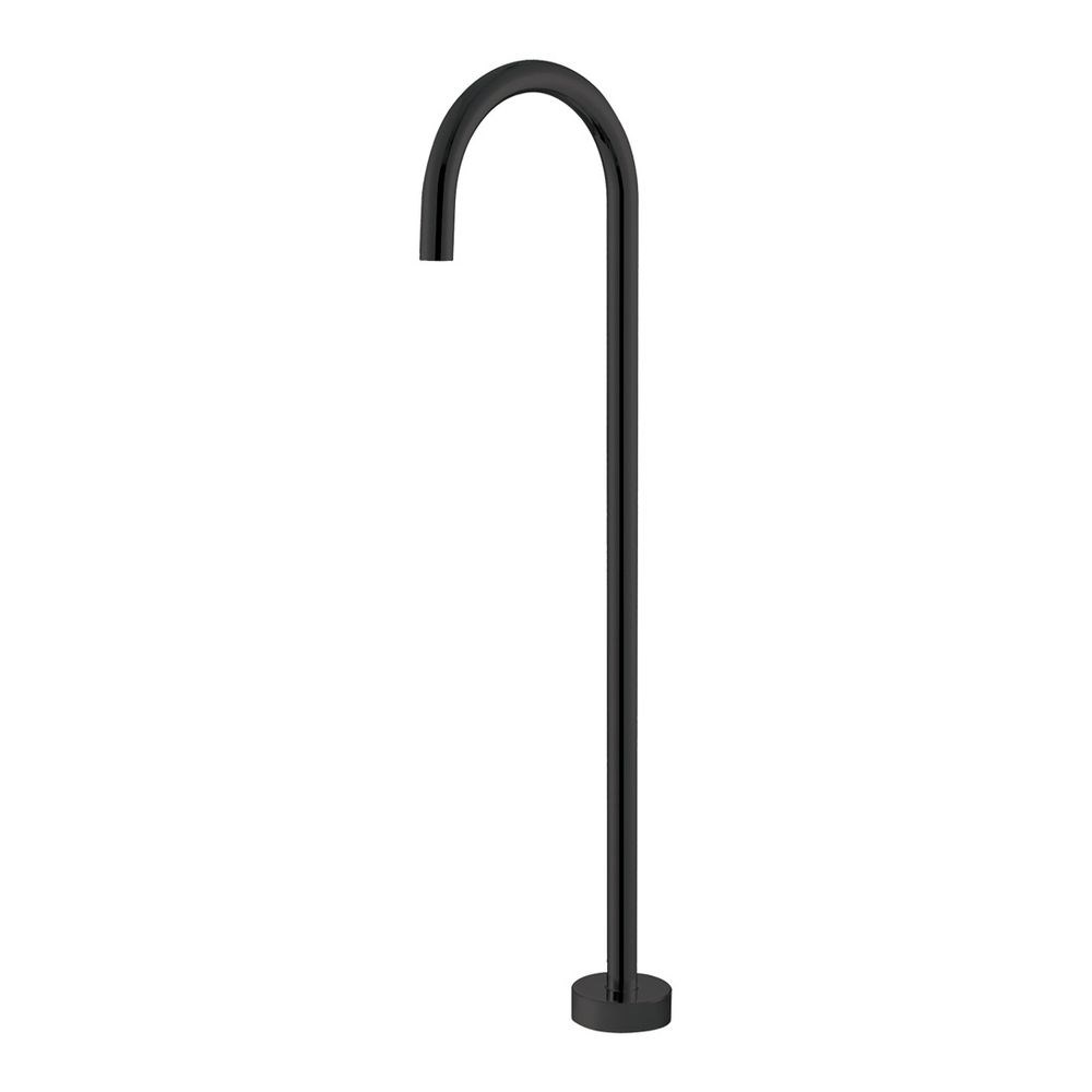 Kaya Floor Mounted Bath Outlet, Matte Black