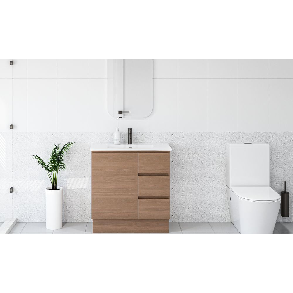 Tirolo 750 Ensuite Vanity Oak With VC Top