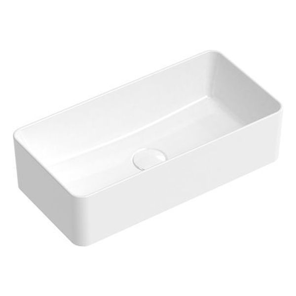 Lisa Above Counter Basin, Gloss White