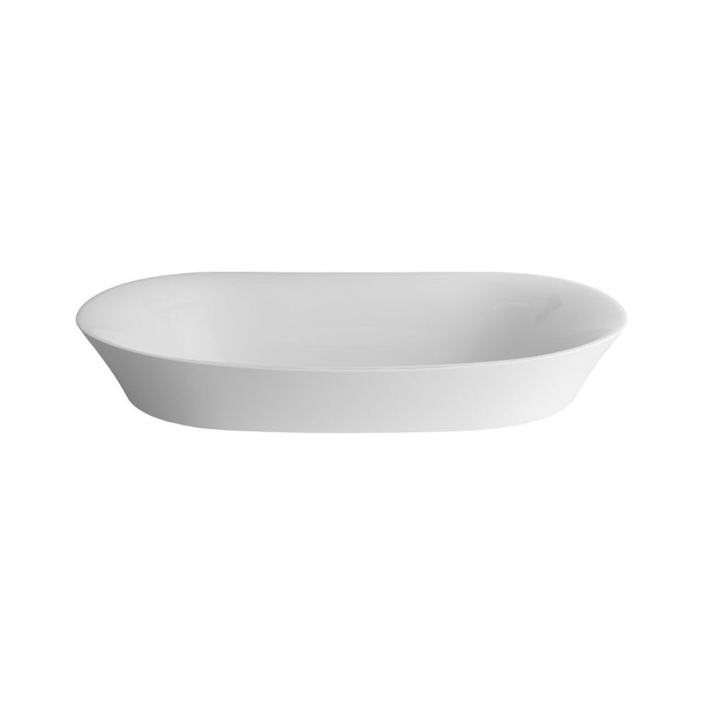 Rise Semi-Inset Basin in Matte White