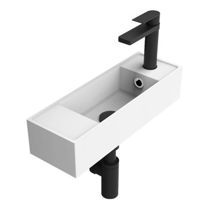 Eon Wall Hung Basin in Gloss White