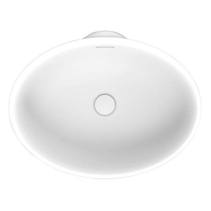 Ozera Semi-Inset Basin in Gloss White