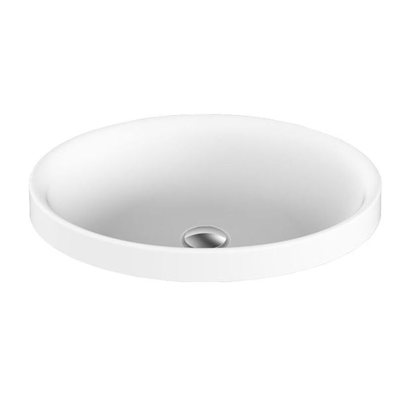Dignity Semi-Inset Basin in Matte White