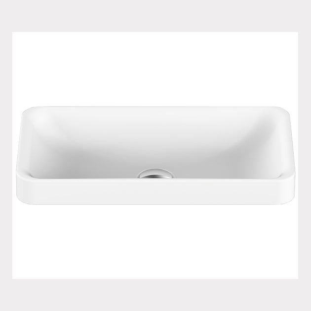Faith Semi-Inset Basin - Matte White
