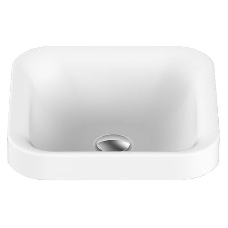 Truth Semi-Inset Basin in Matte White