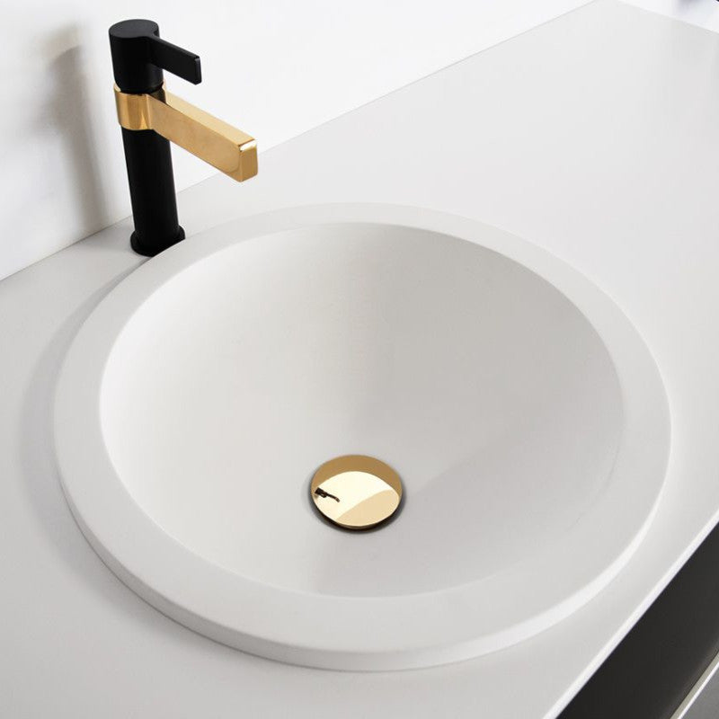 Unity Inset / Under-Counter Basin in Gloss White