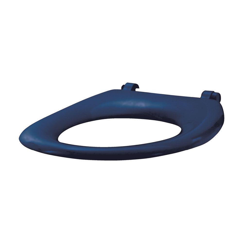 Stella Care Adjustable Link Gloss Toilet Seat, Gloss Blue
