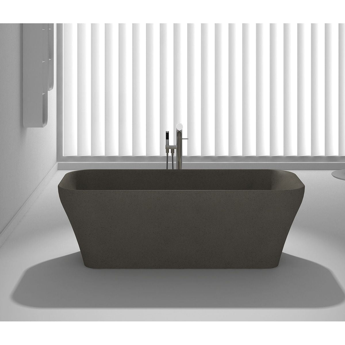 Studio Bagno Verve Freestanding Bath - Ash Grey