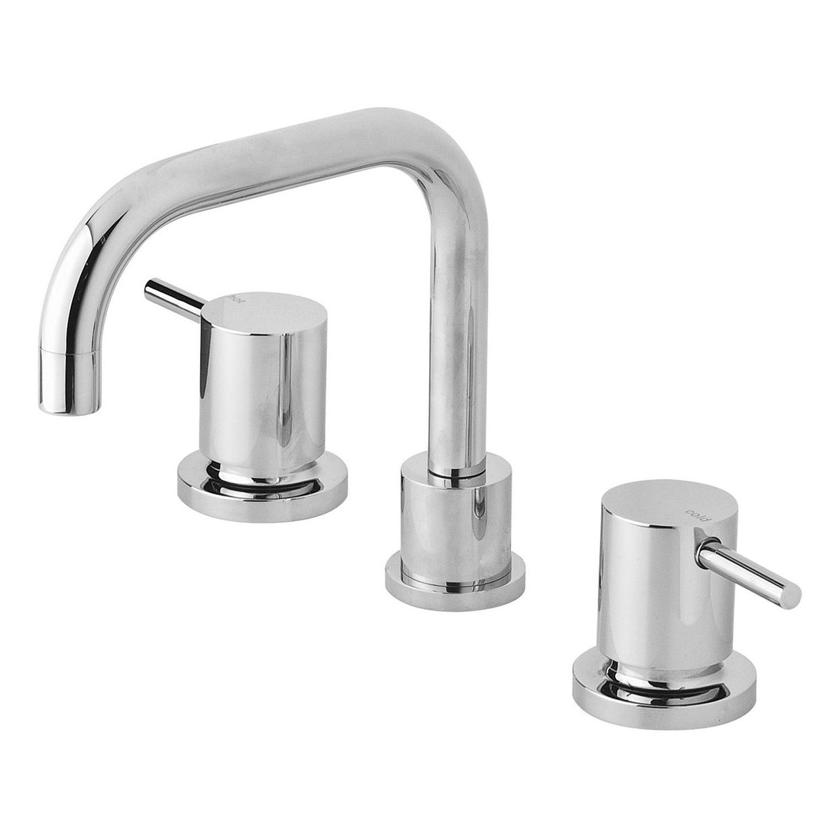 Vivid Pin Lever Basin Set Swivel Squareline Outlet, Lead Free