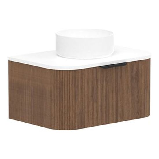 Waverley 750mm Prime Oak Woodmatt Wall Hung Cabinet