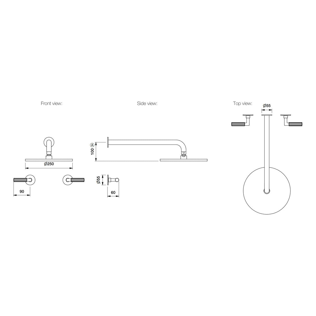 Brodware Vienna Shower Set
