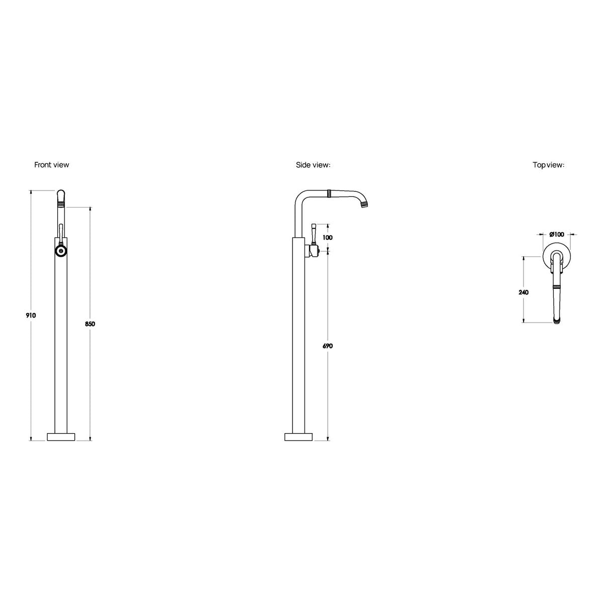 Brodware Industrica Bath Mixer