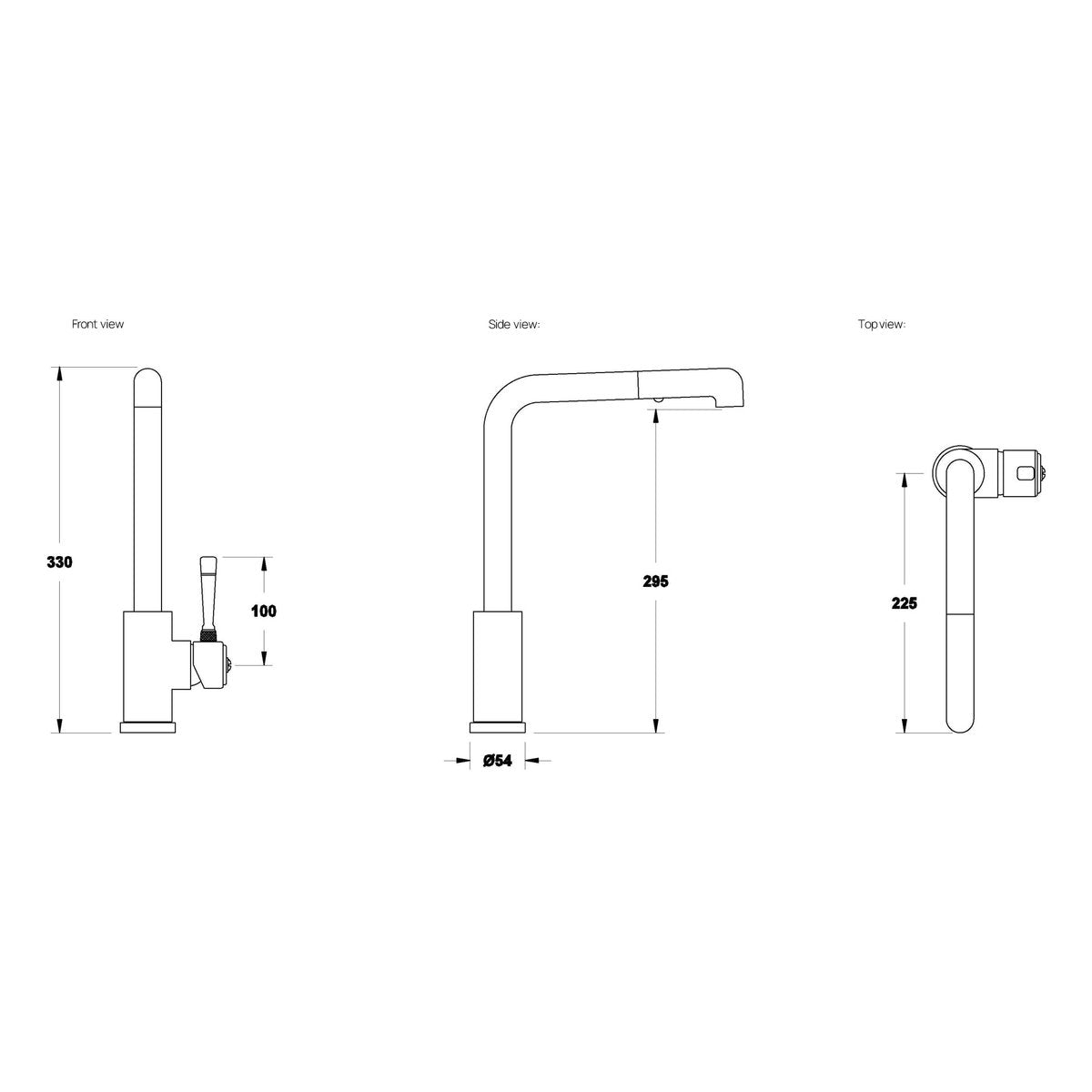 Brodware Industrica Pullout Kitchen Mixer II