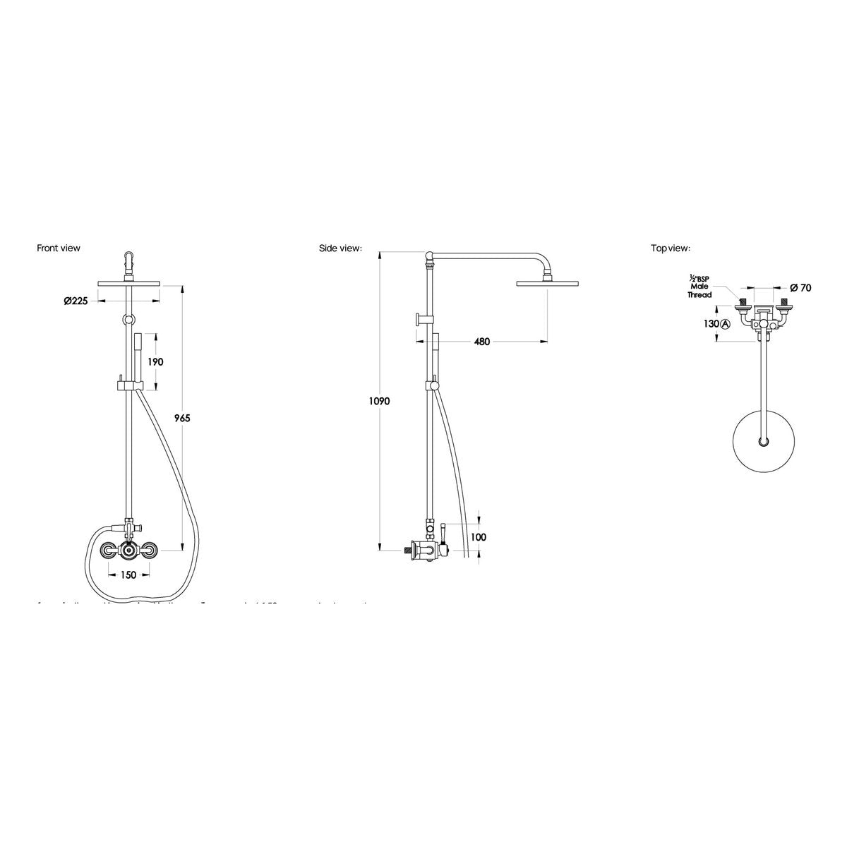 Brodware Industrica Shower Set III