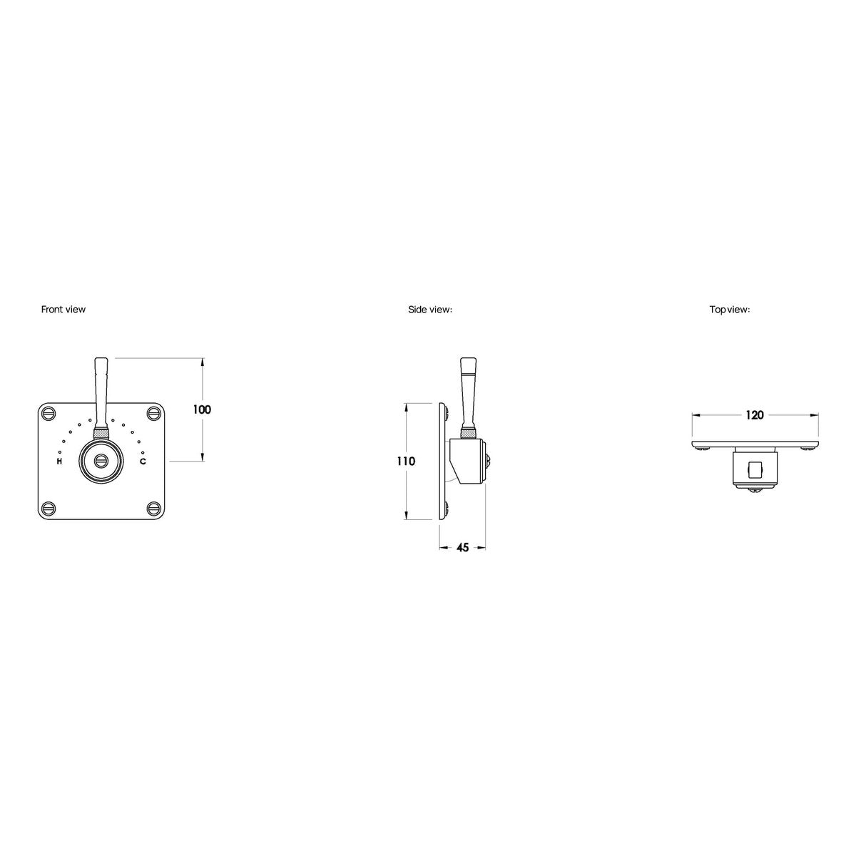 Brodware Industrica Wall Mixer