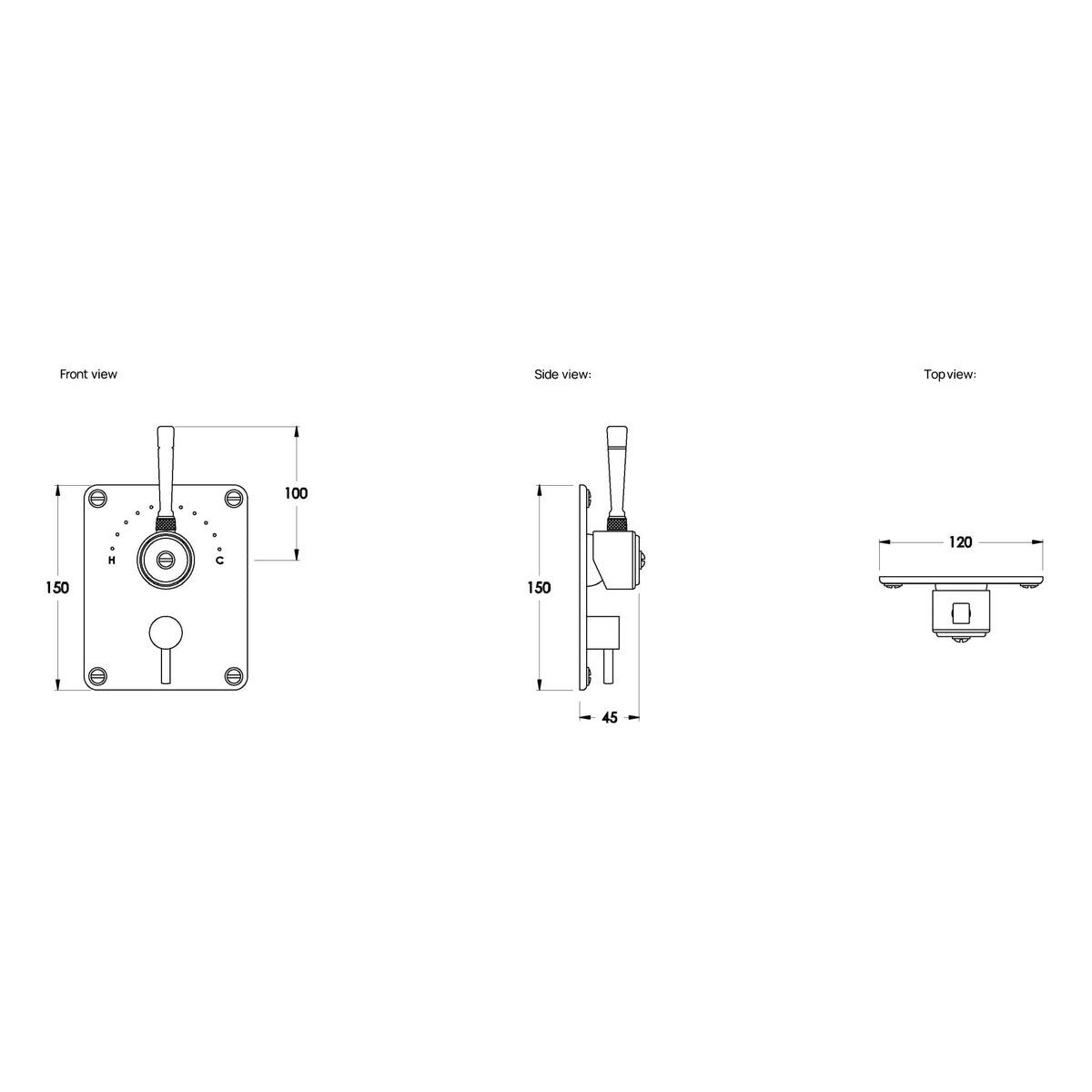 Brodware Industrica Mixer Diverter